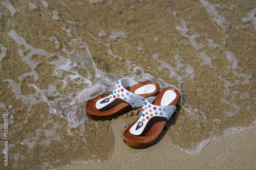 Sea and slippers