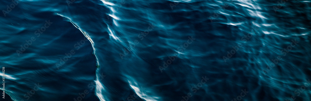 gloomy blue sea waves close-up. Panoramic image gloomy blue sea waves close-up. Panoramic image