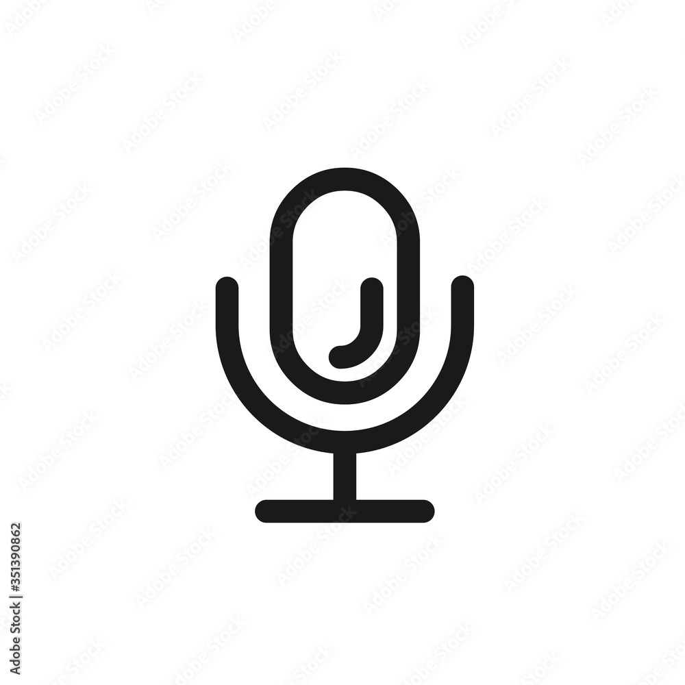 microphone icon . web icon or signs . web and mobile icon. vector microphone icon . web icon or signs . web and mobile icon. vector