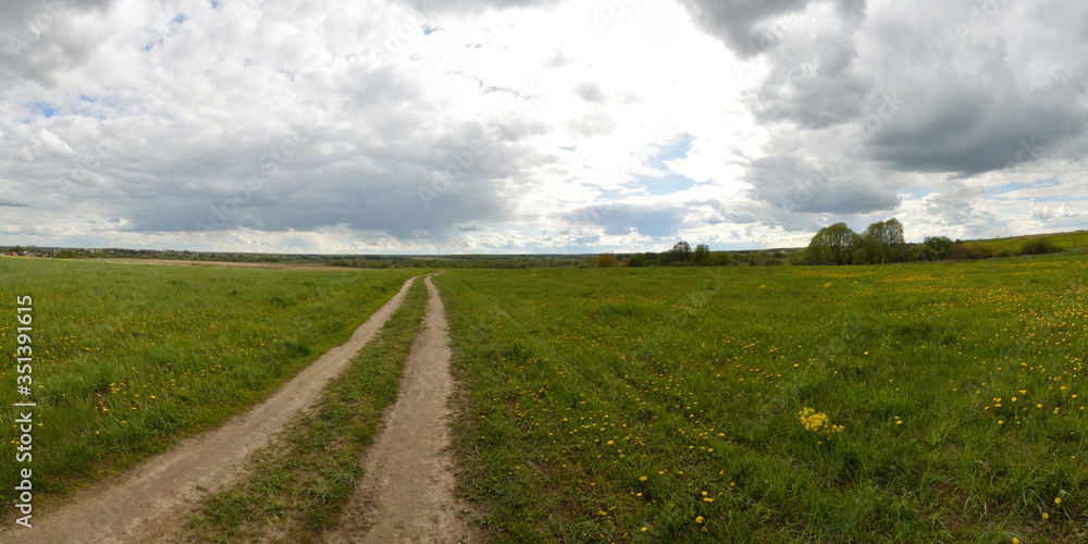 Spring walks in the woods and fields.
