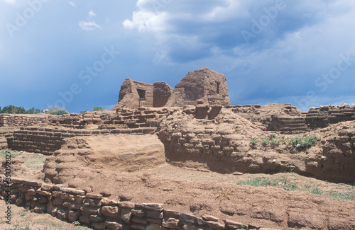 Spanish Mission ruins, Pecos National Historical Park, NM