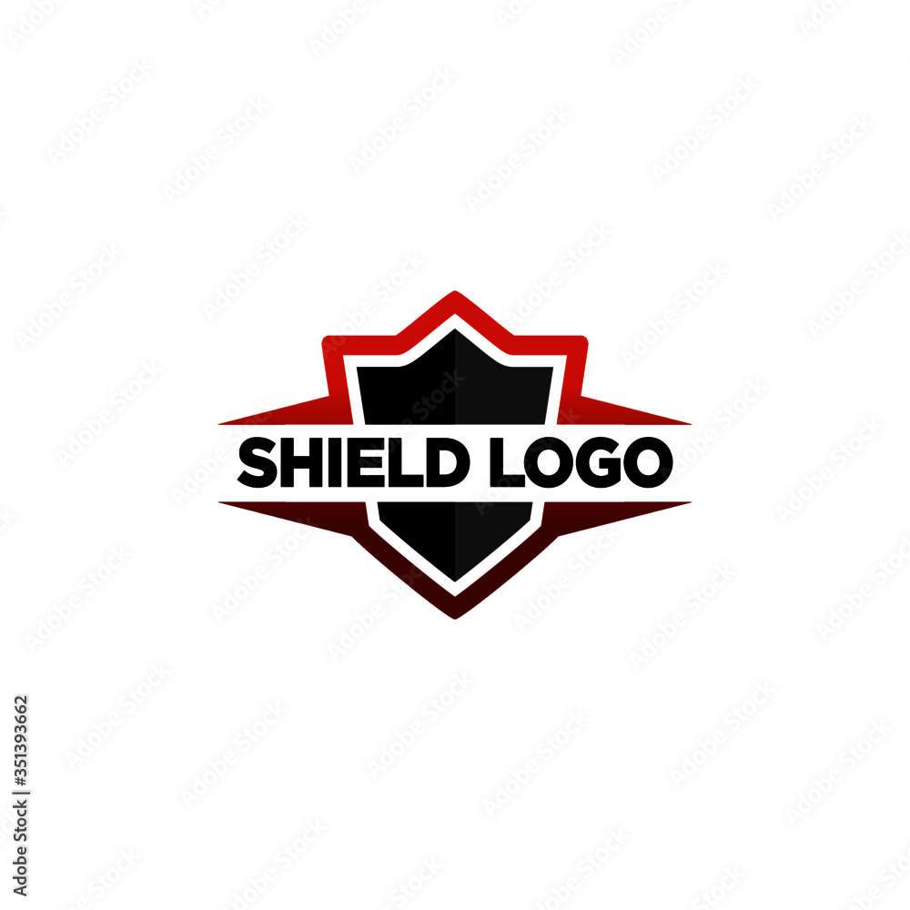 Shield logo icon design template elements. Vector shield icon,flat design best shield vector icon. security protection logo icon vector template Shield logo icon design template elements. Vector shield icon,flat design best shield vector icon. security protection logo icon vector template