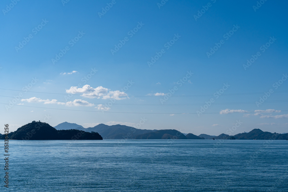 Islands of the Seto Inland Sea. Hiroshima Prefecture, Japan