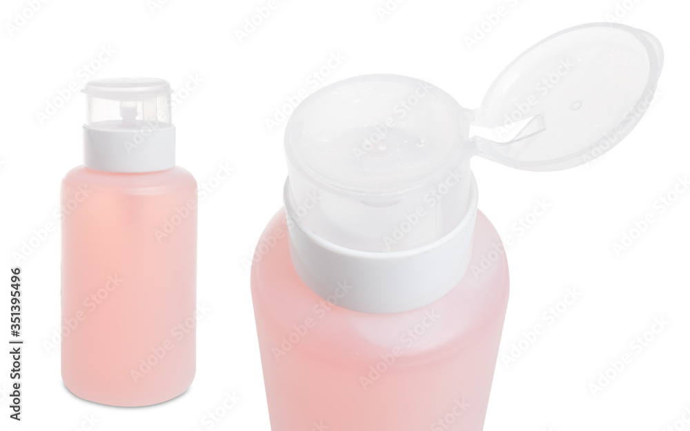 Bottle for nail polish remover Bottle for nail polish remover