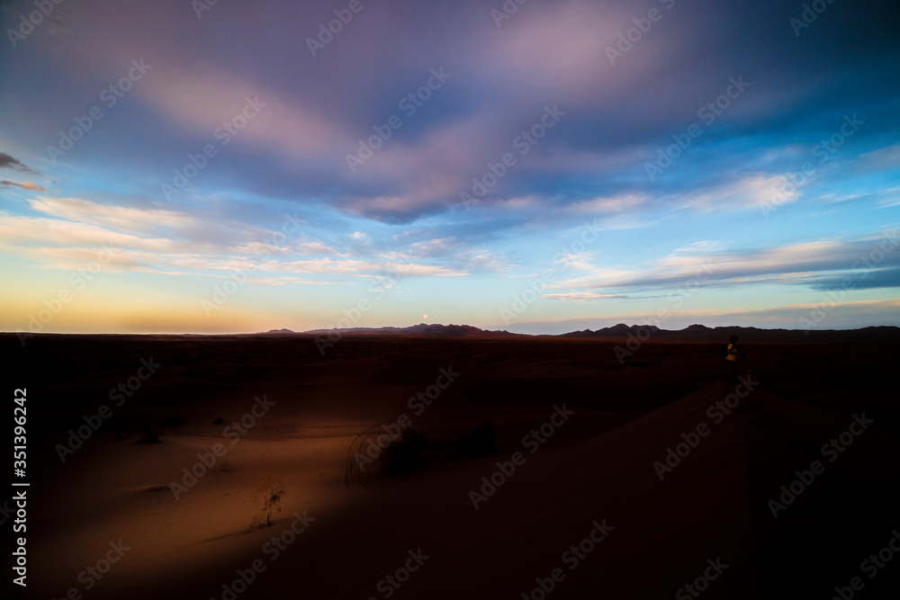 Obraz premium Sunset in the desert