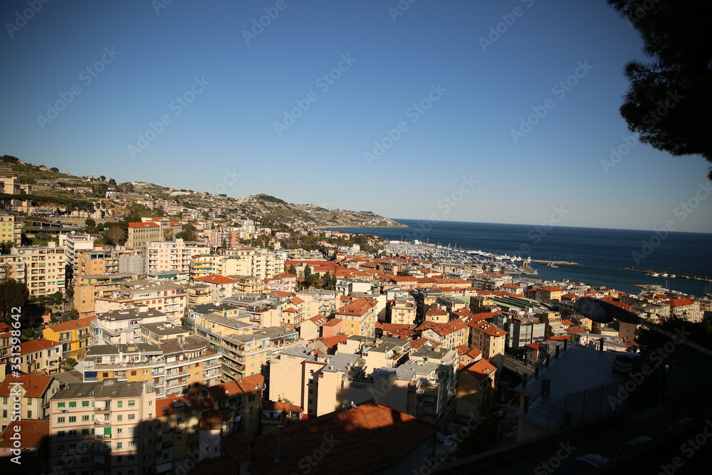 Cityscape of Monaco - travel and architecture background. Summer day
