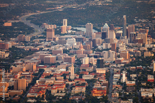 Obraz na płótnie Austin Texas Aerial 2011