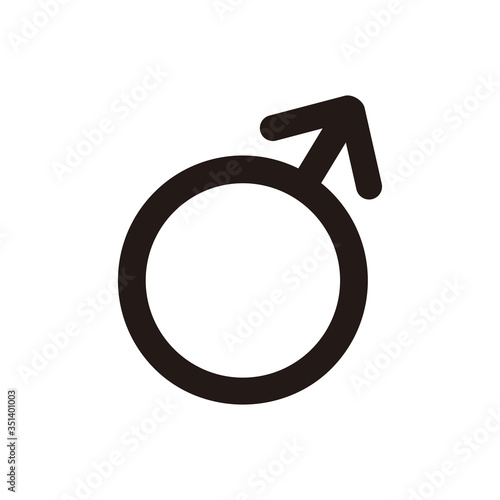 The male icon Man symbol illustration