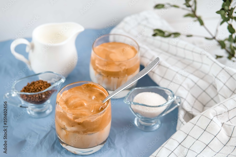 Whipped Dalgona coffee Whipped Dalgona coffee