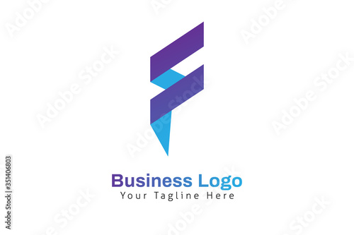 Initial Letter Logo Template F modern