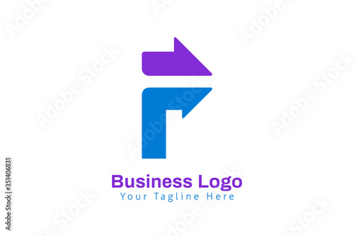 Initial Letter Logo Template F modern