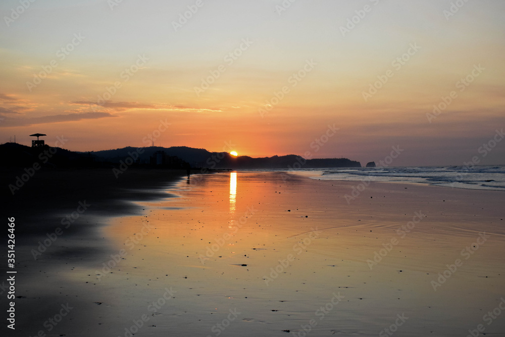 Sunset at the beach