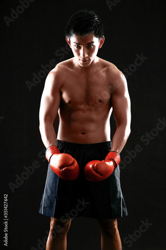Man ready to fight