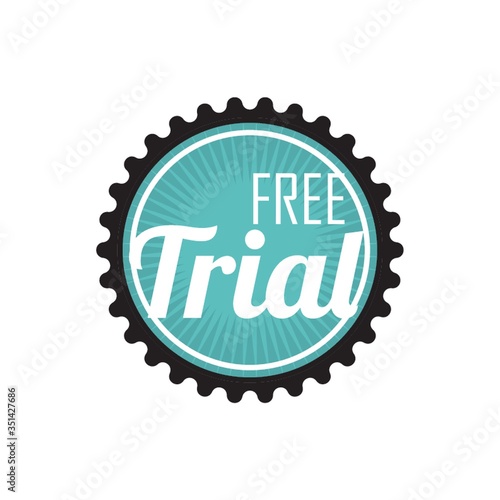 free trial emblem