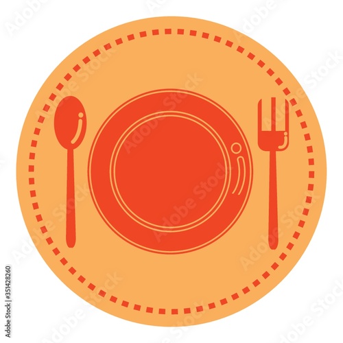 plate spoon and fork