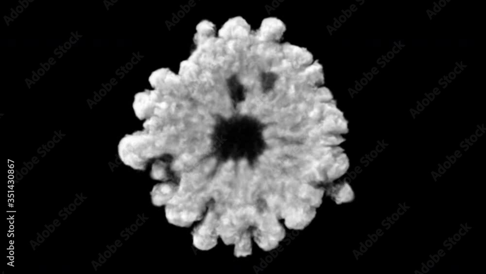 Shockwave smoke explosion. Steam or dust wave animation. Alpha channel is embedded Shockwave smoke explosion. Steam or dust wave animation. Alpha channel is embedded