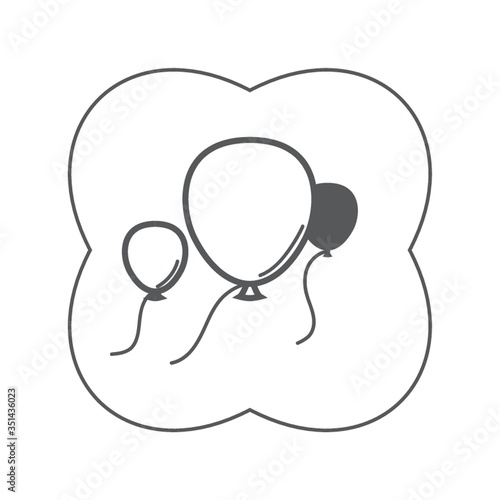 balloons with strings