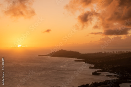 Sunset over the Pacific. © GenOne360