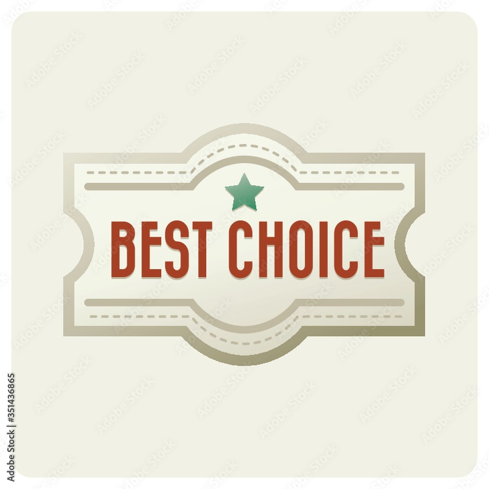 best choice badge