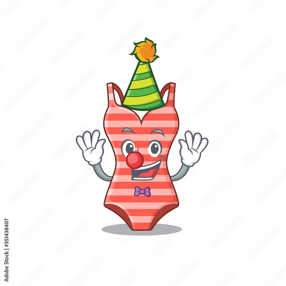 smiley clown swimsuit cartoon character design concept smiley clown swimsuit cartoon character design concept