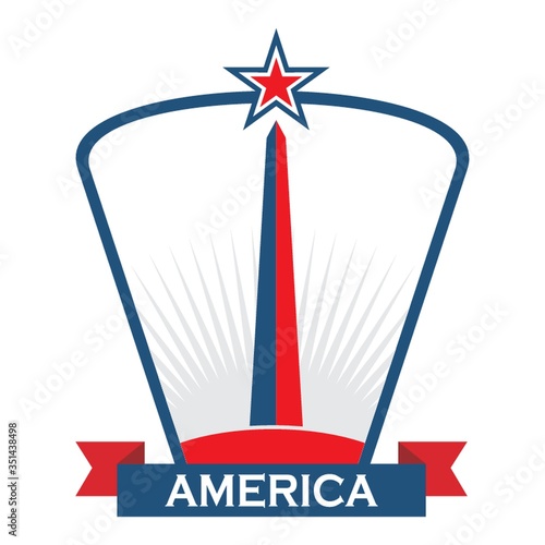 washington monument label
