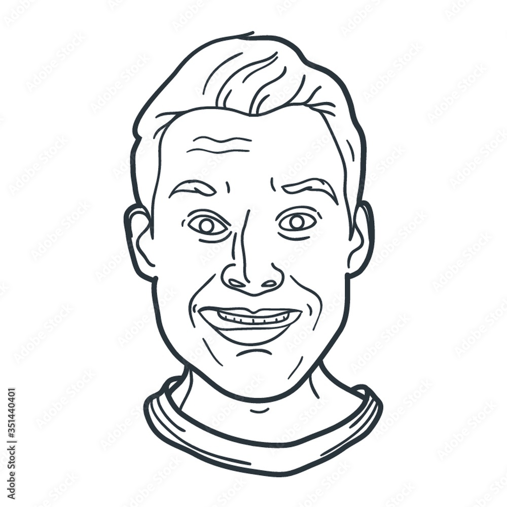 smiling man expression smiling man expression