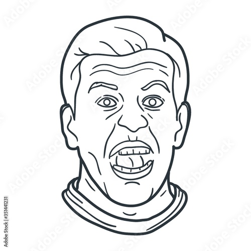 surprised man expression
