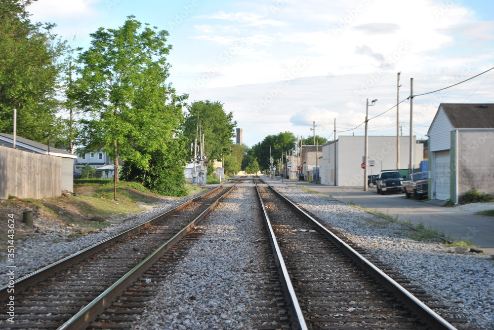 railway in the city