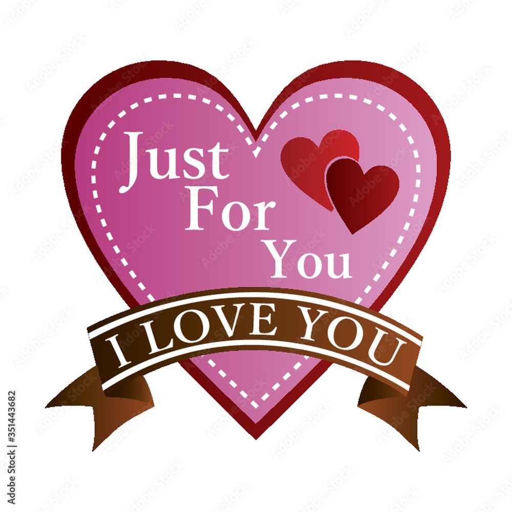 i love you label i love you label