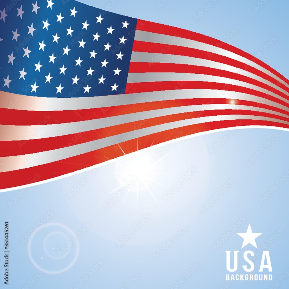 Fototapeta premium usa background