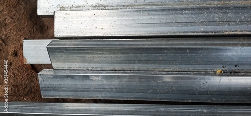 concrete blocks on the stairs
