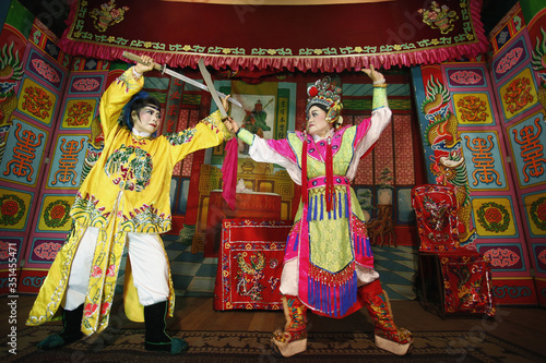 Opera performers on stage