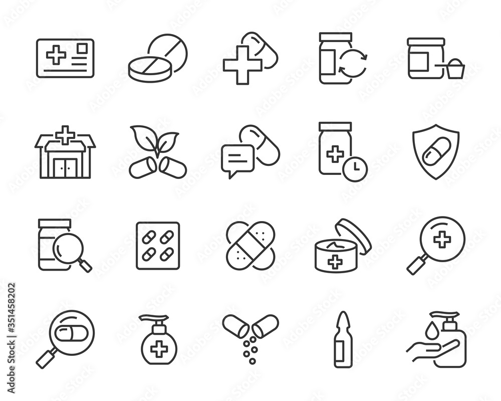 set of medicine icons, pharmacy, medical, tablet, drug store set of medicine icons, pharmacy, medical, tablet, drug store