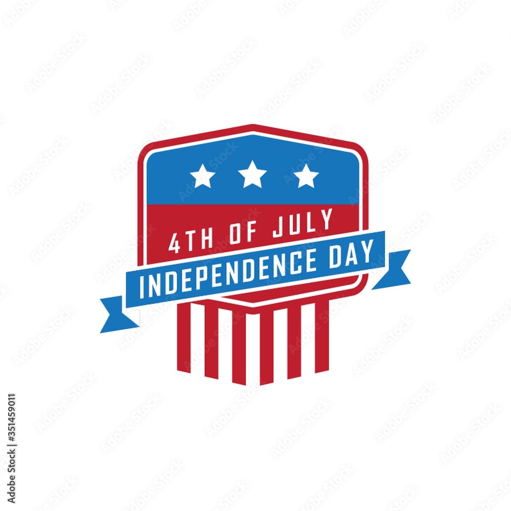 USA independence day banner illustration. USA independence day banner illustration.