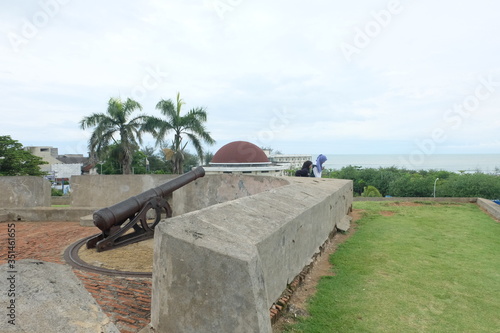 Bengkulu, Indonesia - Nov 5 2016 : Fort Marlborough in Bengkulu City photo