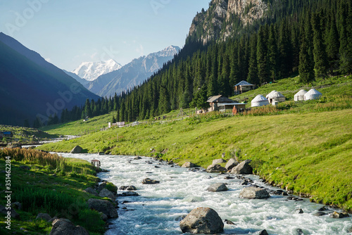 Altyn Arashan, Kyrgyzstan: Beautiful alpine meadows and tourist destination