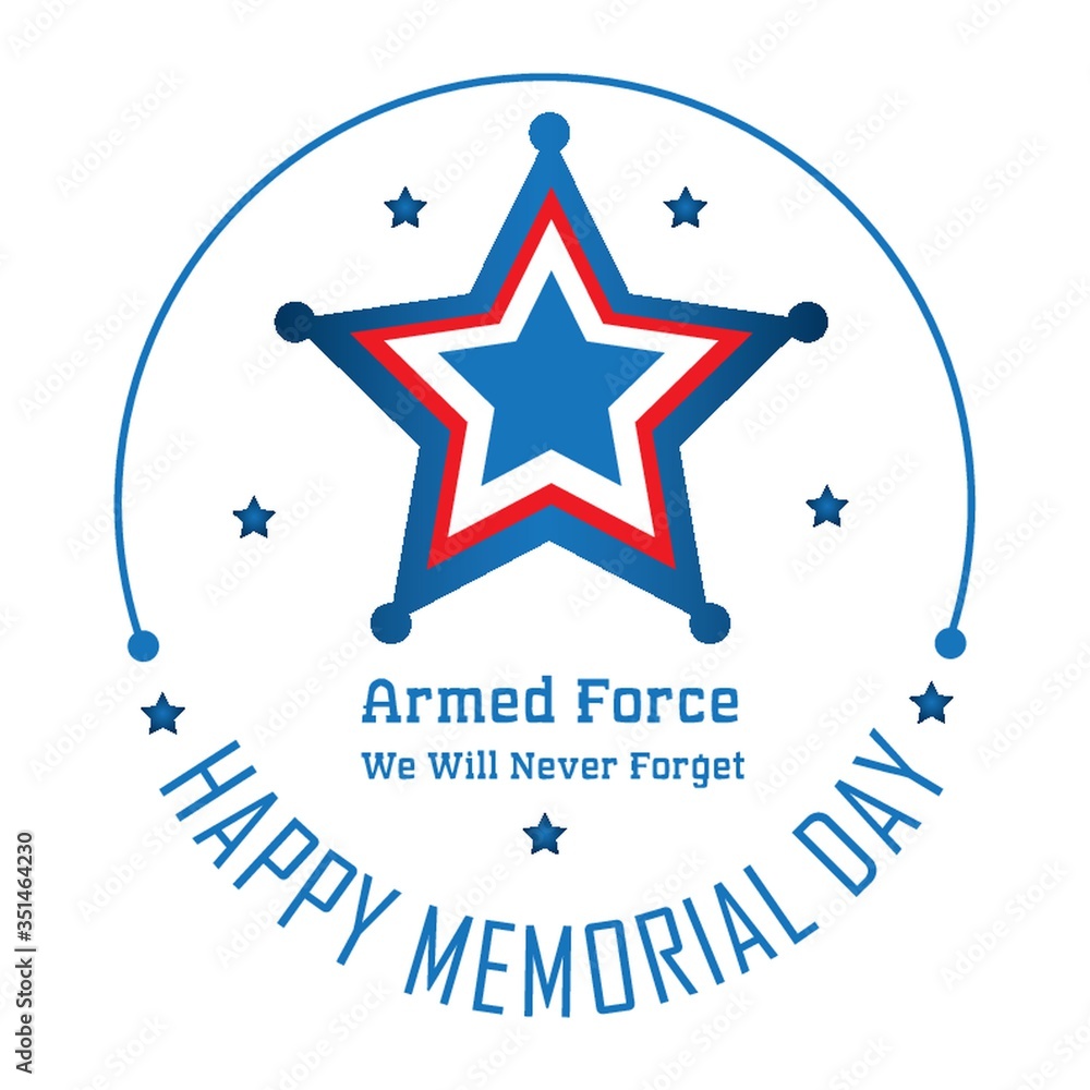 Memorial day illustration. Memorial day illustration.