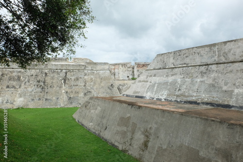 Bengkulu, Indonesia - Nov 5 2016 : Fort Marlborough in Bengkulu City photo