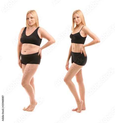 1,100+ Before And After Weight Loss Female Stock Photos, Pictures