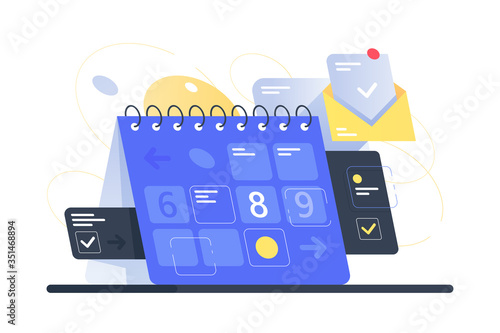 Modern calendar with task managment and mail app.