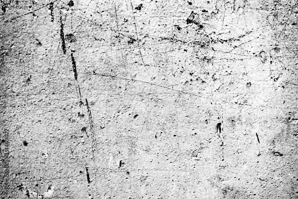 Obraz premium Texture of a concrete wall with cracks and scratches which can be used as a background