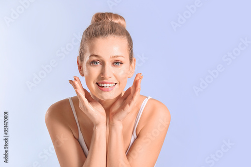 Portrait of beautiful young...