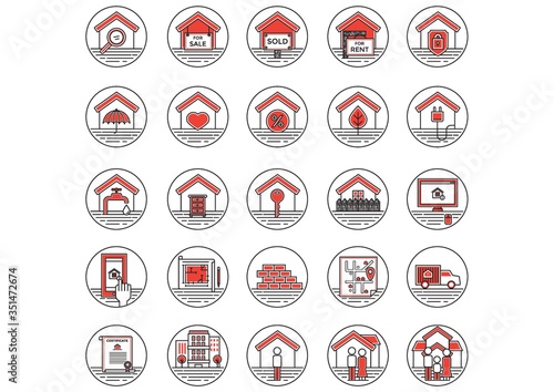 Collection of house icons