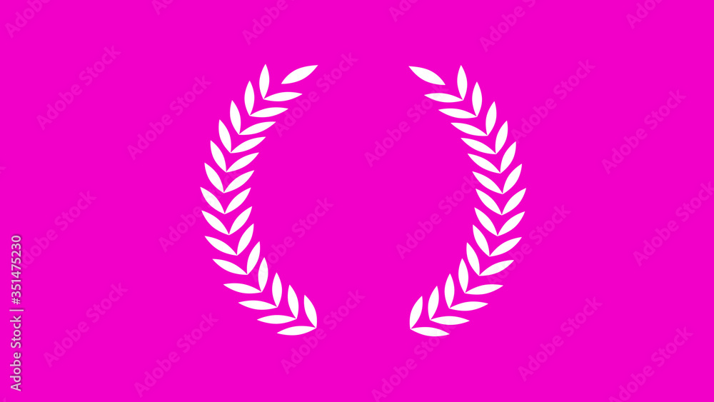 Pink background on white wheat icon,New wheat icon Pink background on white wheat icon,New wheat icon