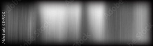 Dark Gray Brushed Metal Texture with Abstract Shadow Border