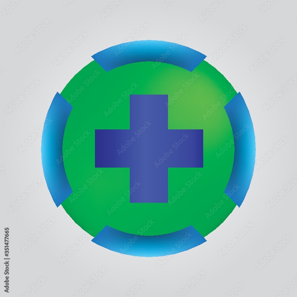 Obraz premium Abstract cross