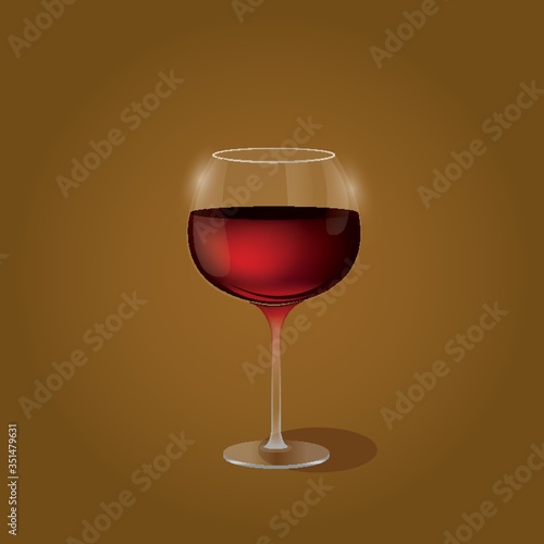 glass of red wine