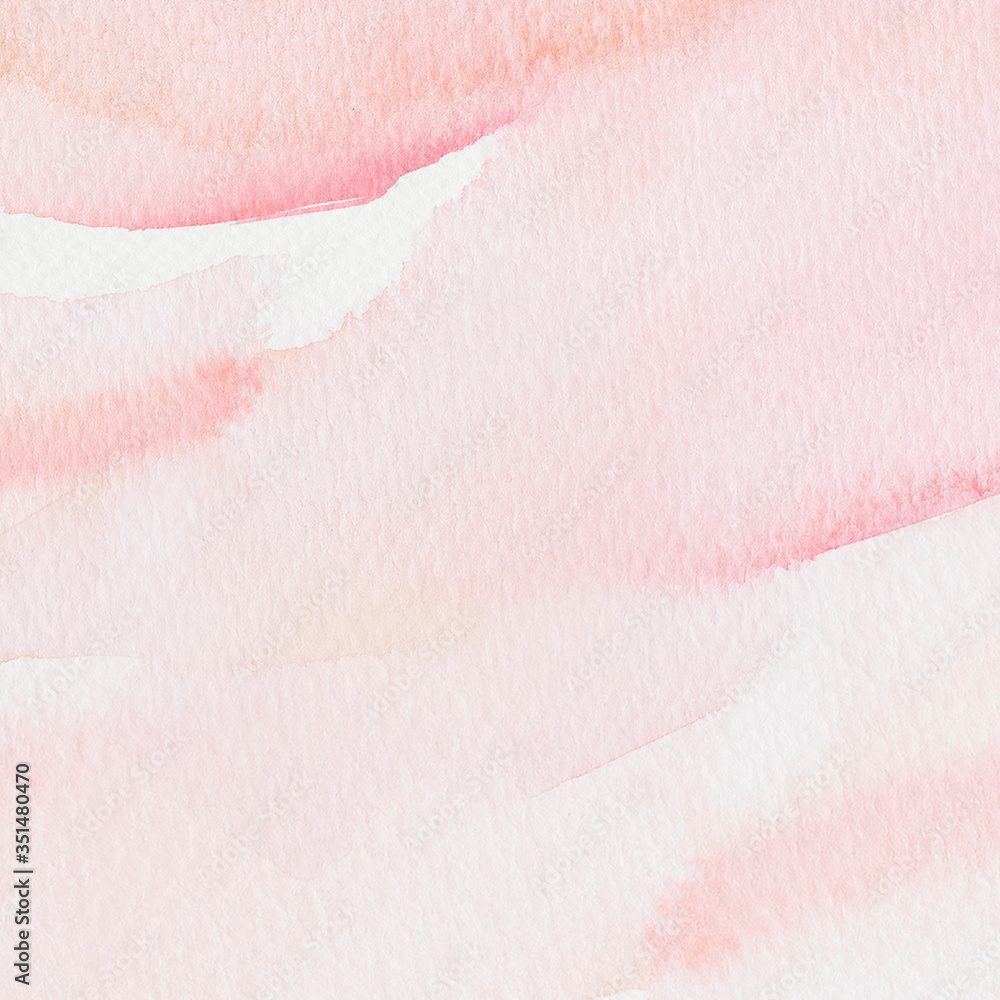 Fototapeta premium Light pink watercolor style background illustration