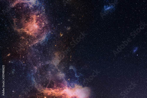 Fototapeta Naklejka Na Ścianę i Meble -  Galaxy in space textured background