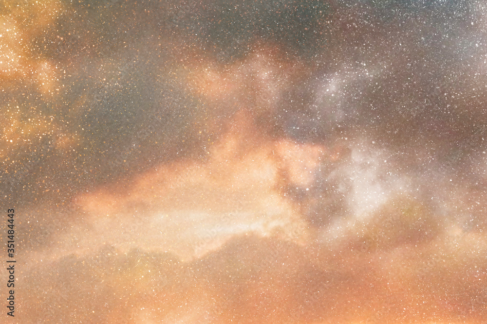 Cloudy evening sky background illustration